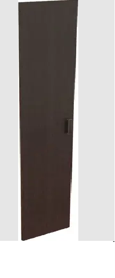 Дверь из ЛДСП к узкому стеллажу К-975. Ф Венге в Ирше - irsha.mebel54.com | фото