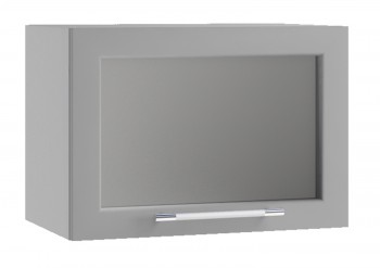 Кёльн ШВГС 500 Шкаф верхний горизонтальный со стеклом (Софт тоффи/корпус Венге) в Ирше - irsha.mebel54.com | фото