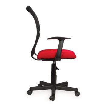 Кресло BRABIX Spring MG-307 (красно-черный) в Ирше - irsha.mebel54.com | фото