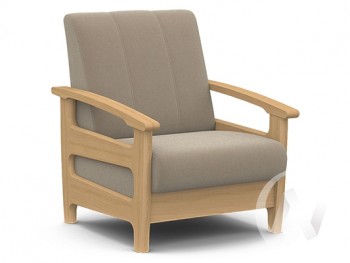 Кресло для отдыха Омега (бук лак/CATANIA LATTE) в Ирше - irsha.mebel54.com | фото