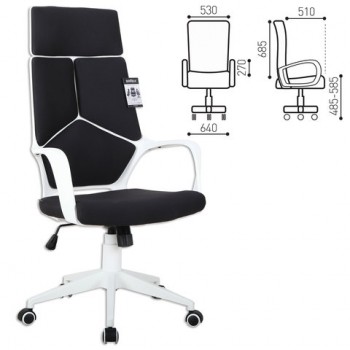 Кресло офисное BRABIX Prime EX-515 (черная ткань) в Ирше - irsha.mebel54.com | фото