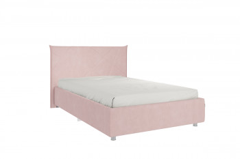 Кровать 1,2 Квест с основанием (Нежно-розовый велюр) в Ирше - irsha.mebel54.com | фото
