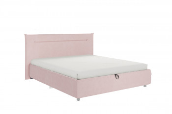 Кровать 1,6 Альба (Нежно-розовый велюр/под-мех) в Ирше - irsha.mebel54.com | фото