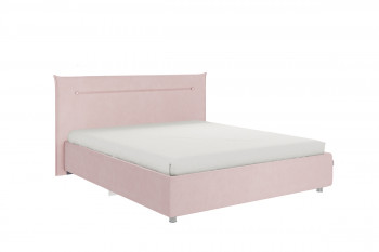Кровать 1,6 Альба с основанием (Нежно-розовый велюр) в Ирше - irsha.mebel54.com | фото
