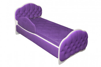 Кровать 170 Гармония 32 Фиолетовый (мягкий бортик) в Ирше - irsha.mebel54.com | фото