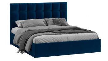 Кровать без ПМ «Эмбер» Велюр Confetti/Blue в Ирше - irsha.mebel54.com | фото