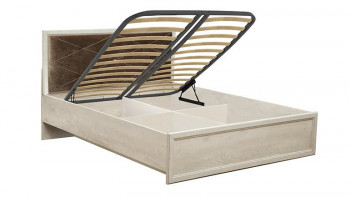 Кровать двуспальная Сохо(бетон пайн белый/под-мех/1644) в Ирше - irsha.mebel54.com | фото