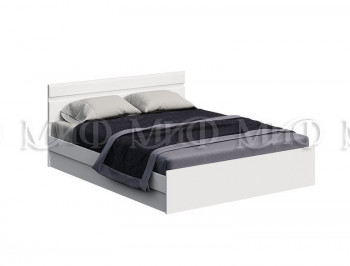 Кровать с подъемным механизмом Нэнси New 1,6м (Белый/белый глянец) в Ирше - irsha.mebel54.com | фото
