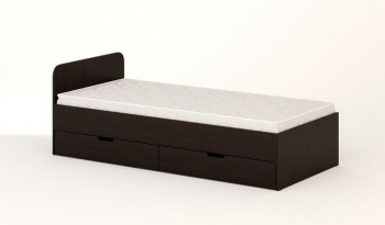 Кровать с ящиками 900 (Венге) в Ирше - irsha.mebel54.com | фото