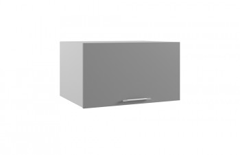 Квадро ГВПГ 800 шкаф верхний горизонтальный глубокий высокий (Серый Эмалит/корпус Серый) в Ирше - irsha.mebel54.com | фото