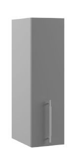 Квадро П 200 шкаф верхний (Серый Эмалит/корпус Серый) в Ирше - irsha.mebel54.com | фото