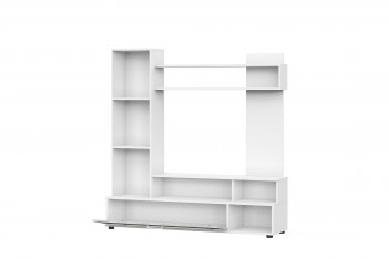 Мебель для гостиной "МГС 9" Белый / Цемент светлый в Ирше - irsha.mebel54.com | фото