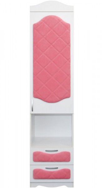 Пенал с ящиками серии Иллюзия 89 Розовый в Ирше - irsha.mebel54.com | фото