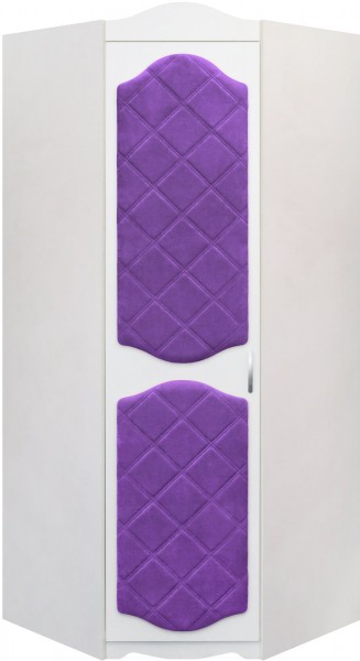 Шкаф угловой Иллюзия 32 Фиолетовый в Ирше - irsha.mebel54.com | фото
