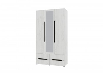 Шкаф 3-х створчатый с ящиками и зеркалом Вега (Прованс) в Ирше - irsha.mebel54.com | фото