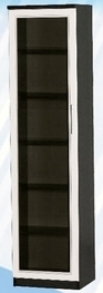 Шкаф средний со стеклодверью ДЛЯ ГОСТИНОЙ ШСС-450 Венге/Дуб выбеленный в Ирше - irsha.mebel54.com | фото