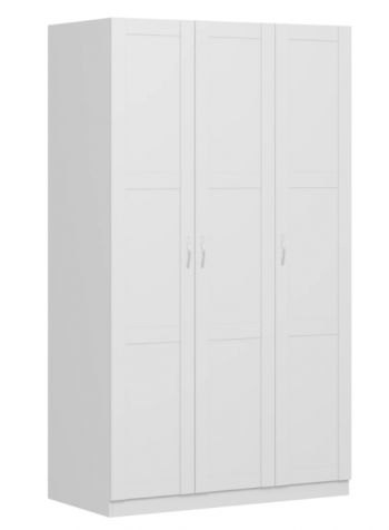 Шкаф трехдверный Пегас сборный белый в Ирше - irsha.mebel54.com | фото