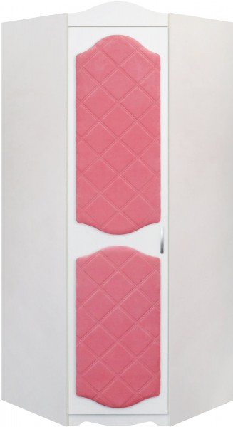 Шкаф угловой Иллюзия 89 Розовый в Ирше - irsha.mebel54.com | фото
